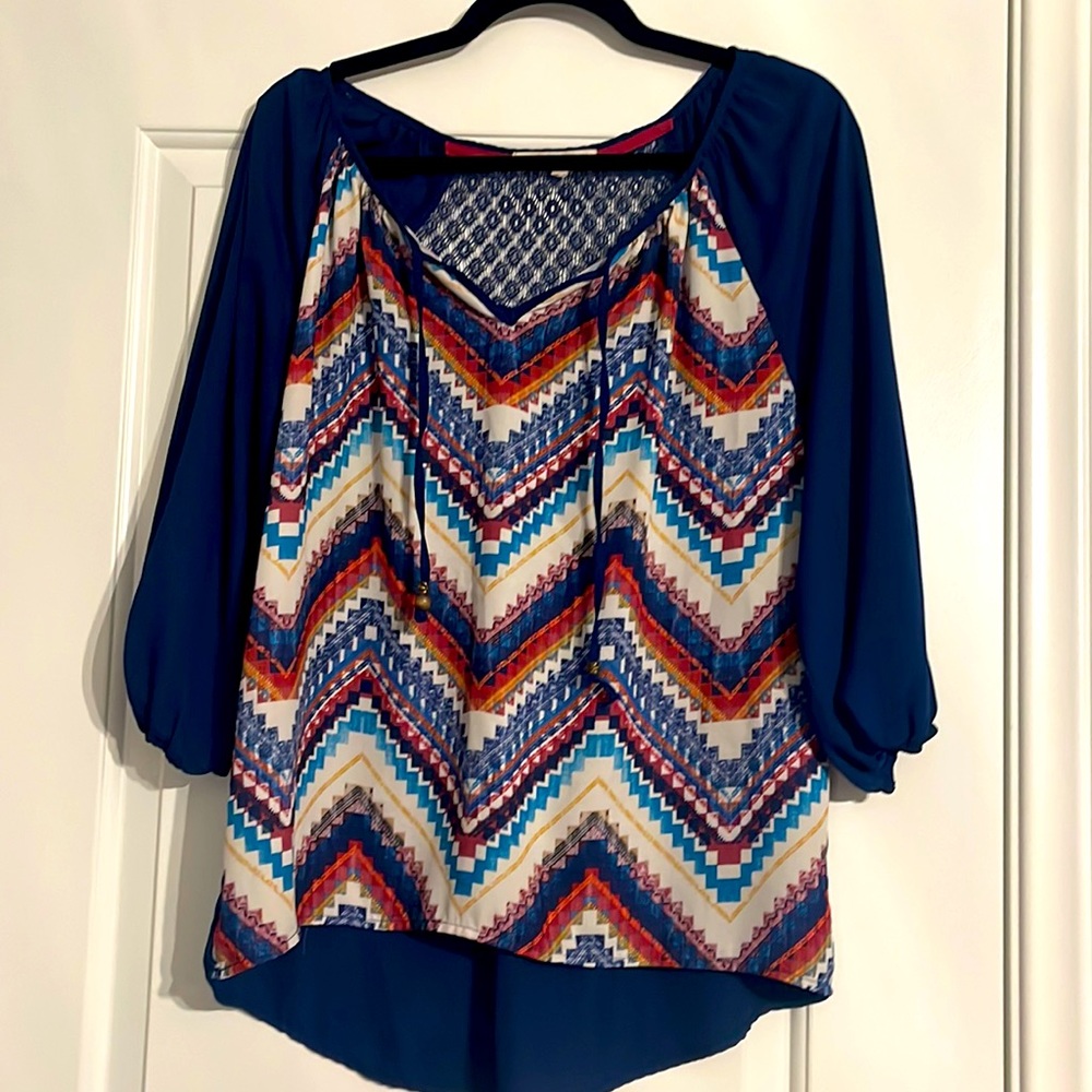 Rewind 3/4 Sleeve Blouse
